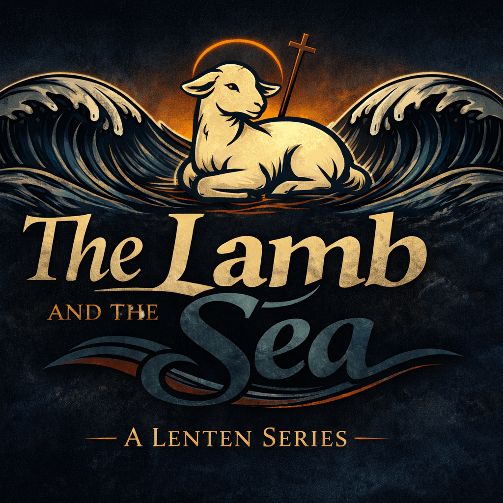 The Lamb and the Sea - Lenten Logo